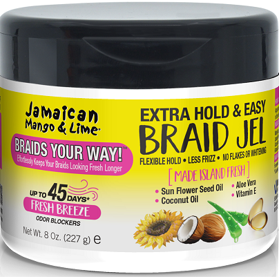 Jamaican Mango & Lime Extra Hold & Easy Braid Jel 8oz